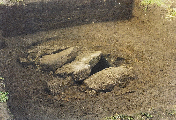 An Iron Age grave on the British island of Bryher